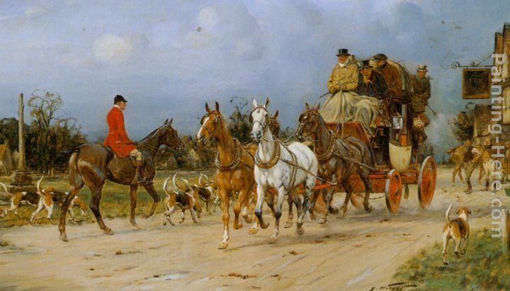 George Wright Outside the Kings Head